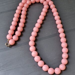 Bubble Gum Pink Fashion Necklace
